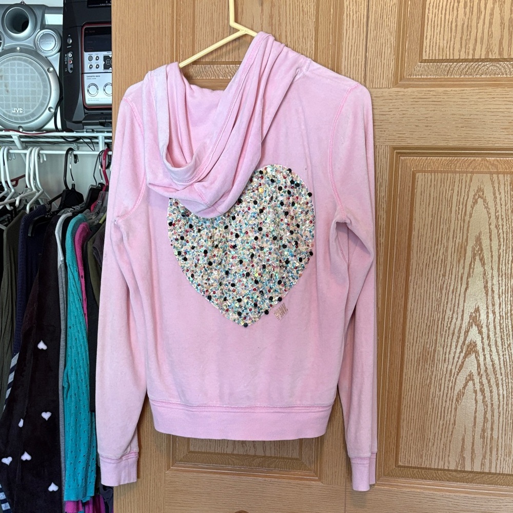 Pink Hoodie Sweater